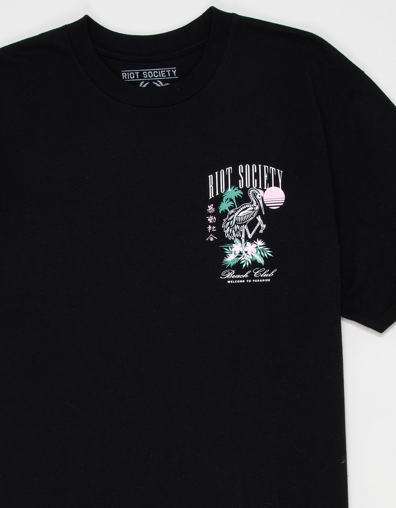 RIOT SOCIETY Crane Skeleton Mens Tee image number 2