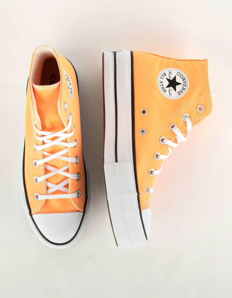 CONVERSE Chuck Taylor All Star Lift Platform Canvas Womens High Top Shoes image number 4