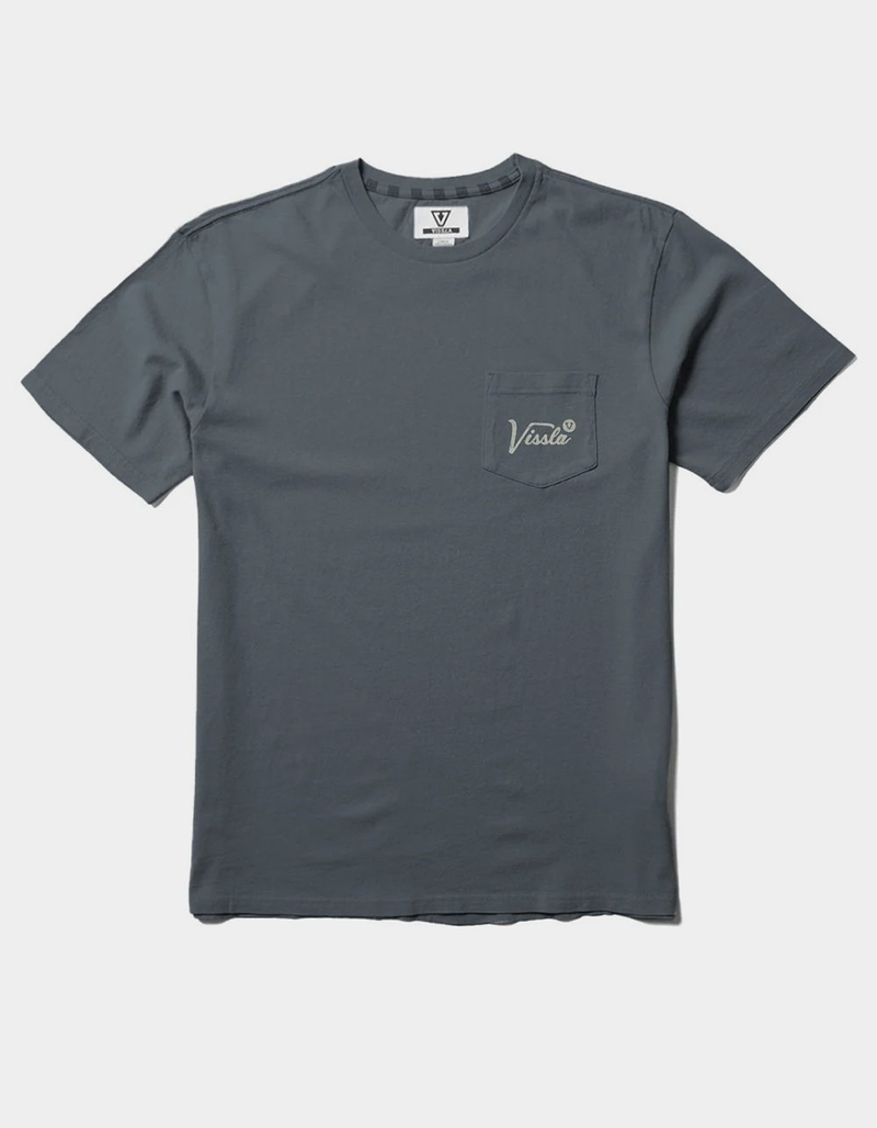 VISSLA Emblem Mens Pocket Tee image number 1