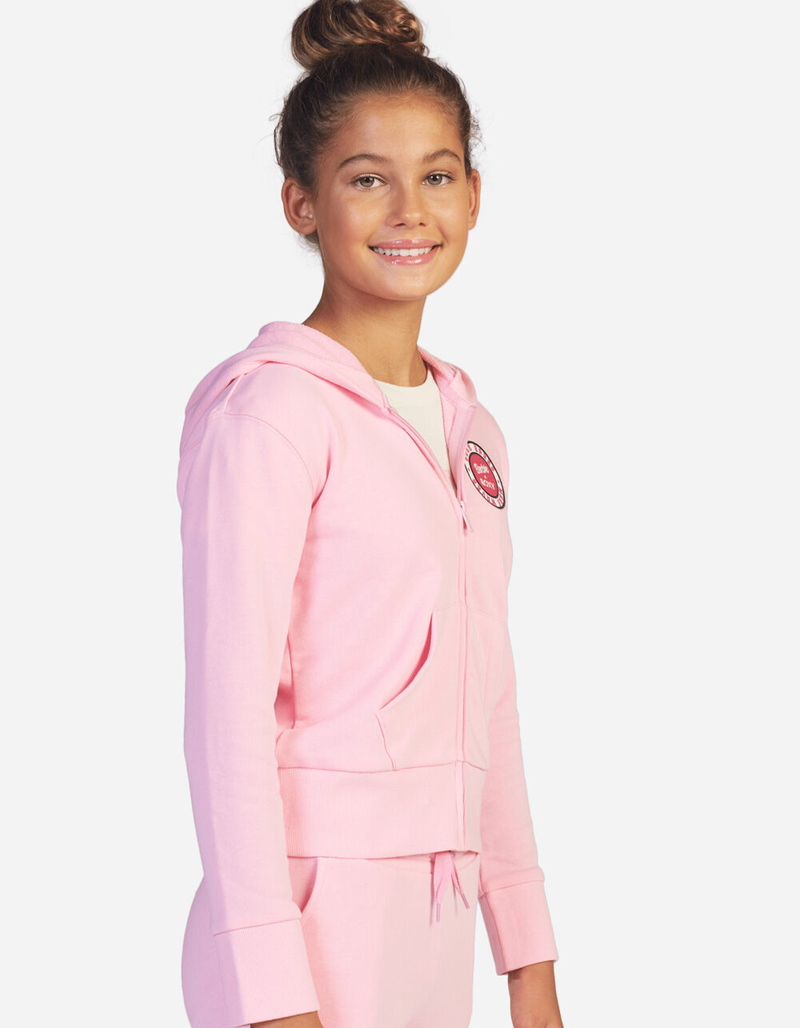 ROXY x Barbie Let Me In Girls Zip-Up Hoodie (Little Girls, Big Girls) image number 5