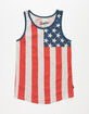 BROOKLYN CLOTH Flag Print Boys Tank Top image number 1