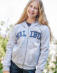 FULL TILT Malibu Girls Oversized Zip-Up Hoodie image number 4