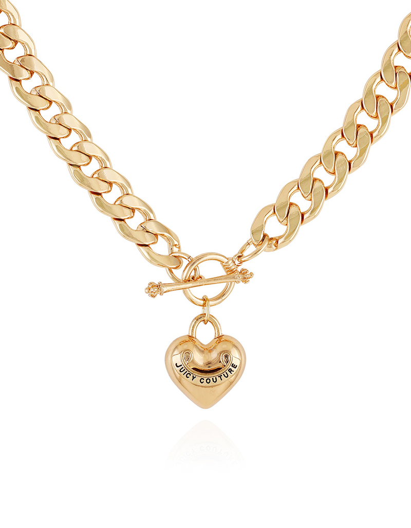 JUICY COUTURE Chain Heart Pendant Necklace image number 2