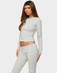 EDIKTED Kaeli Stripey Long Sleeve Tee image number 2