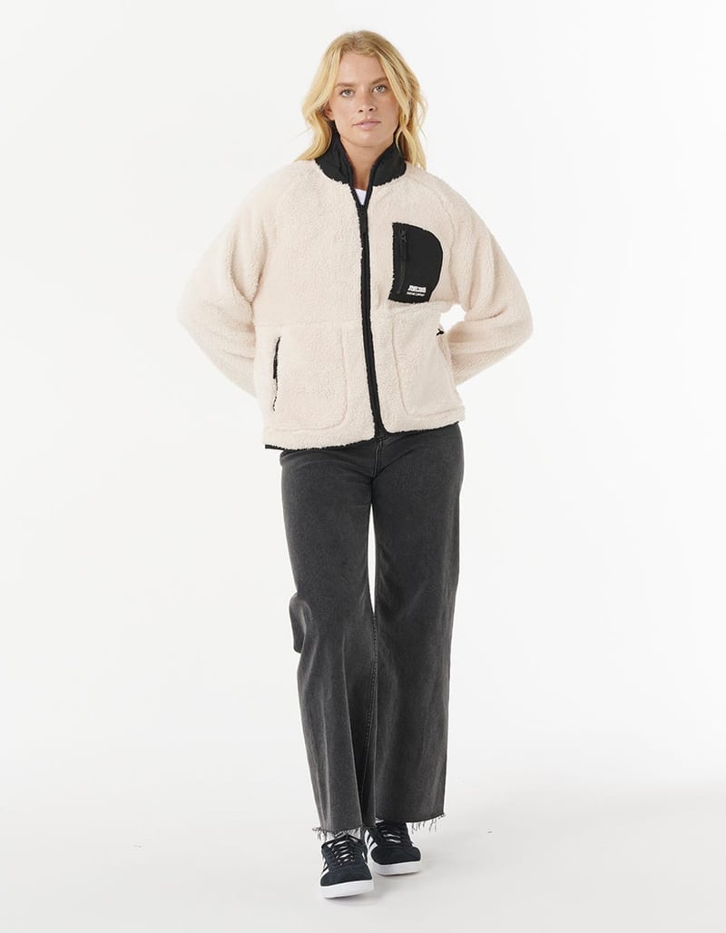 RIP CURL Shore Break Womens Polar Fleece Jacket image number 3