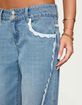 EDIKTED Alisha Lacey Low Rise Jeans image number 5