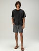 RSQ Mens Stripe Pull On Shorts image number 3