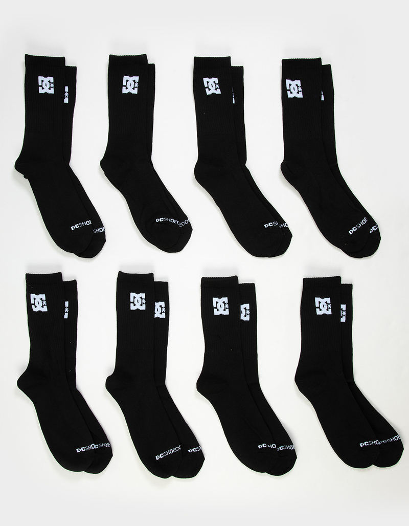 DC SHOES 8 Pack Mens Crew Socks image number 0