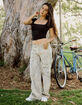 RSQ Womens Low Rise Camo Baggy Carpenter Jeans image number 5