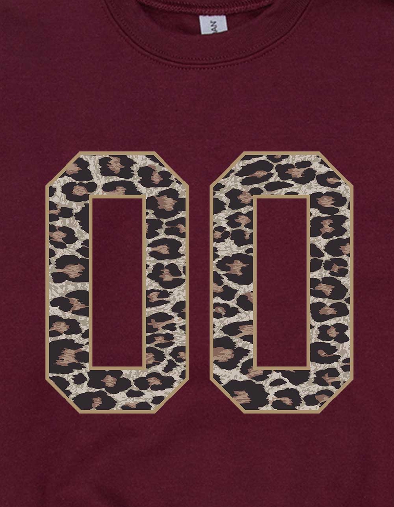 LEOPARD Double Zero Kids Unisex Crewneck Sweatshirt image number 1