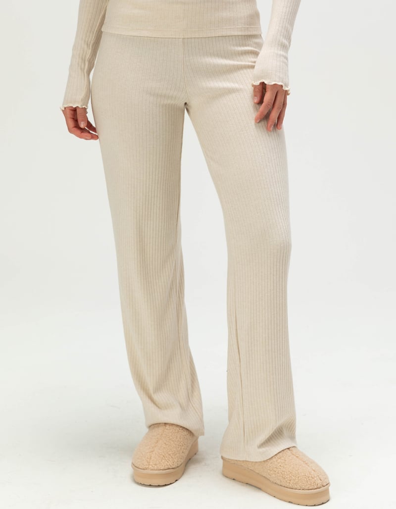 NECTAR CLOTHING Womens Cozy Knit Pants image number 1