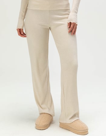 NECTAR CLOTHING Womens Cozy Knit Pants Alternative Image