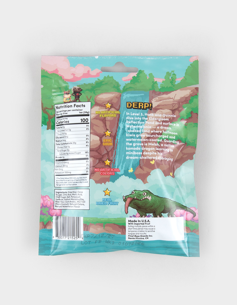 FINAL BOSS Sour Watermelon Kiwis Sour Candy image number 1