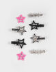 FULL TILT 8 Pack Mixed Star Hair Clips image number 1