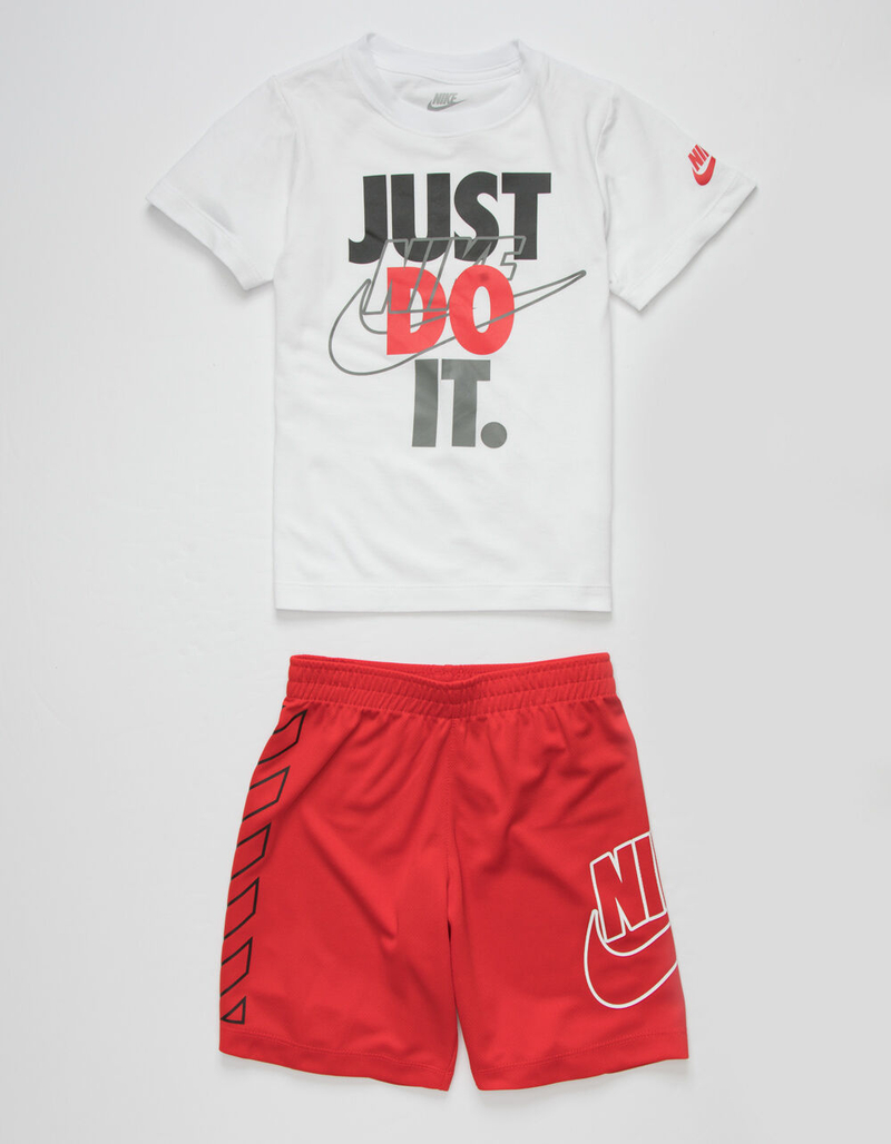 NIKE Mesh Little Boys Tee & Shorts Set (4-7) image number 0