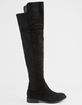 WILD DIVA 50/50 Black Womens Over The Knee Boots image number 2