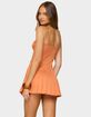 EDIKTED Shae Pleated Drop Waist Mini Dress image number 2