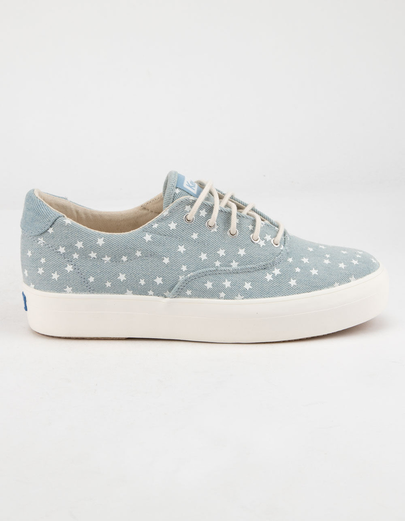 KEDS Rise Denim Star Light Blue Womens Shoes image number 0