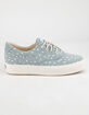 KEDS Rise Denim Star Light Blue Womens Shoes image number 1