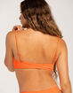 DAMSEL Texture Tie Front Bralette Bikini Top image number 3
