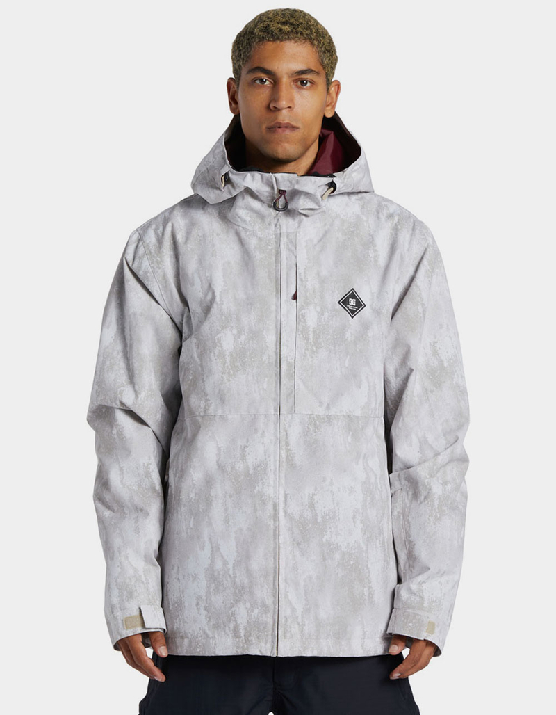 DC SHOES Basis Print Mens Snow Jacket image number 0