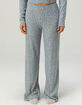 FULL TILT Pointelle Floral Pajama Pants image number 2