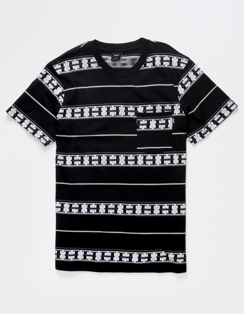 HUF Palisades Stripe Mens Tee image number 0