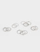 FULL TILT 12 Pack Dainty Rhinestone Ring Set image number 1