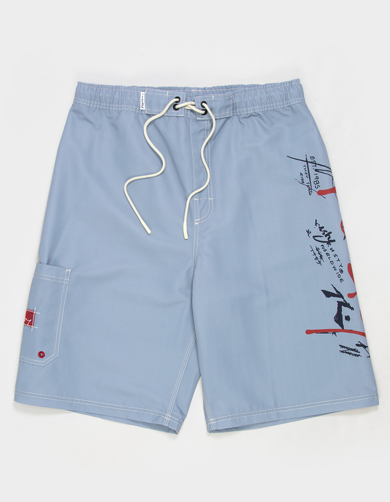 RUSTY Crisis Mens 23" Hybrid Waist Boardshorts image number 0