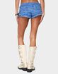 EDIKTED Shailee Ruffled Shorts image number 2