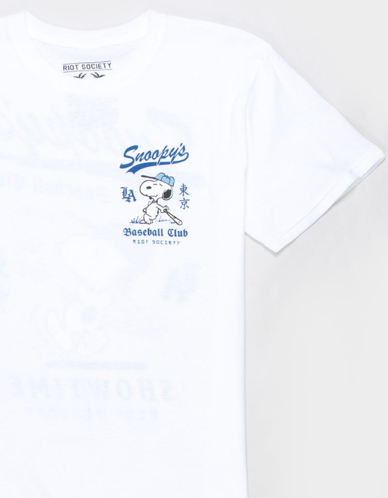 RIOT SOCIETY Peanuts Baseball Boys Tee image number 3