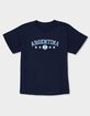 ARGENTINA Flag Soccer Girls Tee image number 1