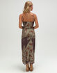 WEST OF MELROSE Mesh Patchwork Womens Maxi Dress image number 3