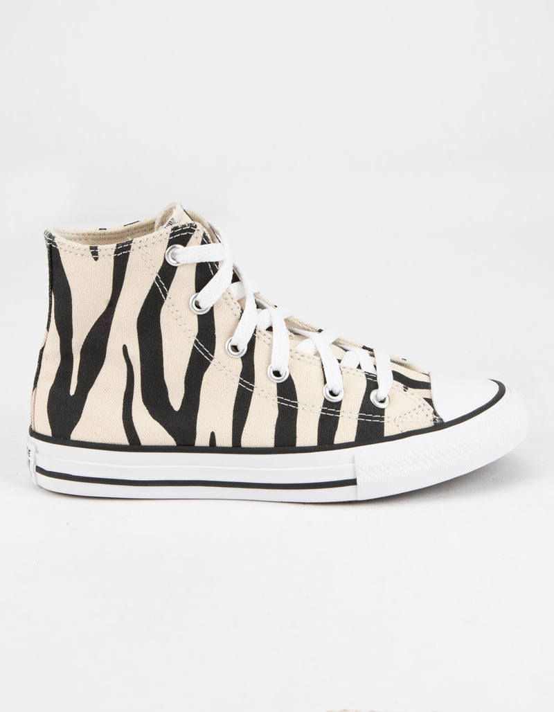 CONVERSE Chuck Taylor All Star Zebra Print Girls High Top Shoes image number 0