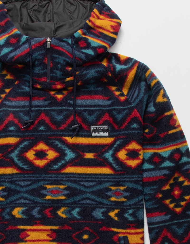 FREE NATURE Printed Polar Fleece Mens Sweatshirt image number 1