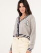 RSQ Womens Tipping Cable Knit Cardigan image number 2