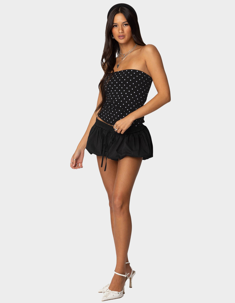 EDIKTED Polka Dot Built In Bra Tube Top image number 4