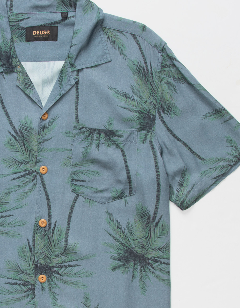 DEUS EX MACHINA Rayon Mens Button Up Shirt image number 1