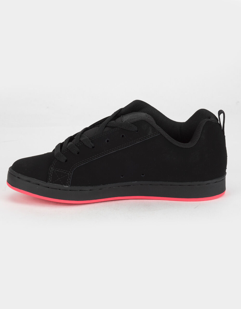 DC SHOES Court Graffik Womens Black & Hot Pink Shoes image number 2