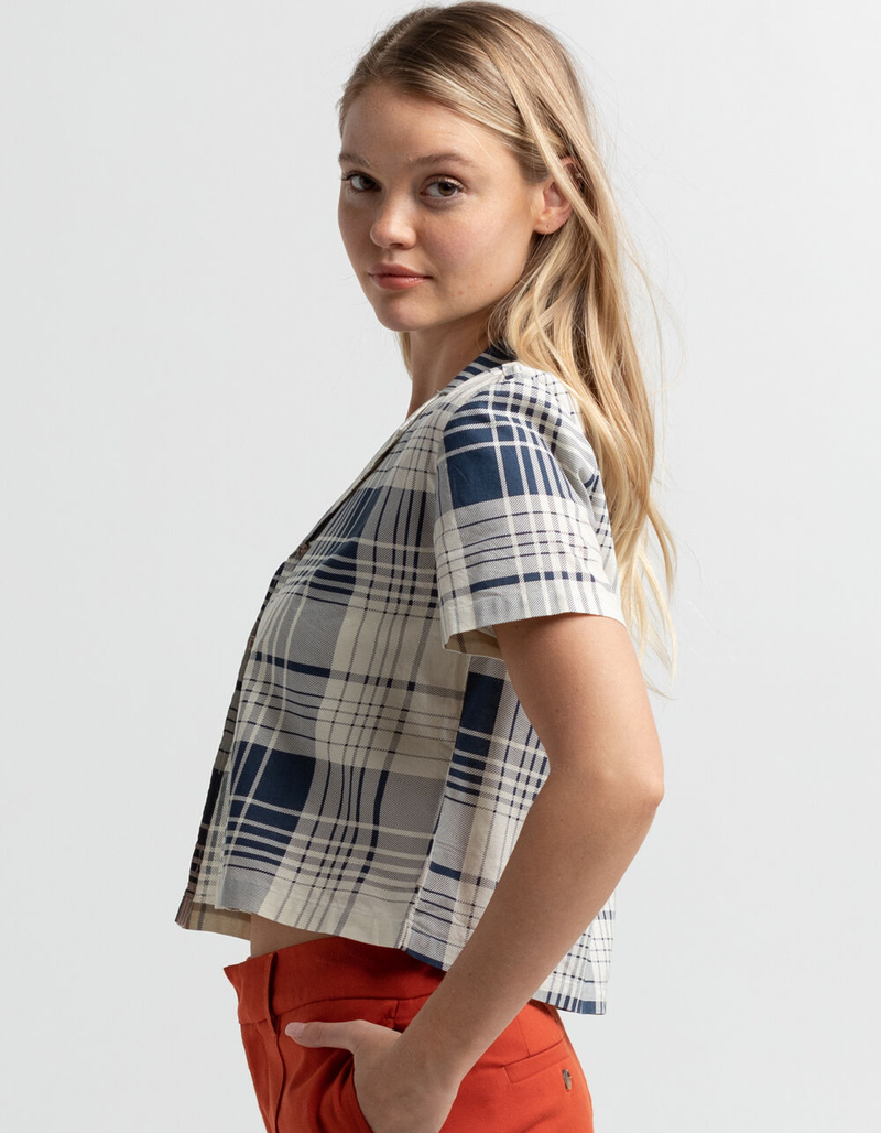 BRIXTON Boxy Print Womens Camp Shirt  image number 1