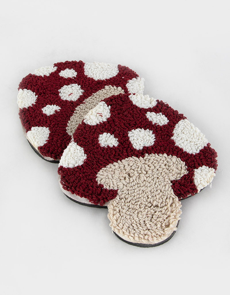 Tufted Mushroom Coasters Set image number 2