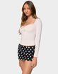 EDIKTED Orla Peekaboo Lace Cupped Top image number 2