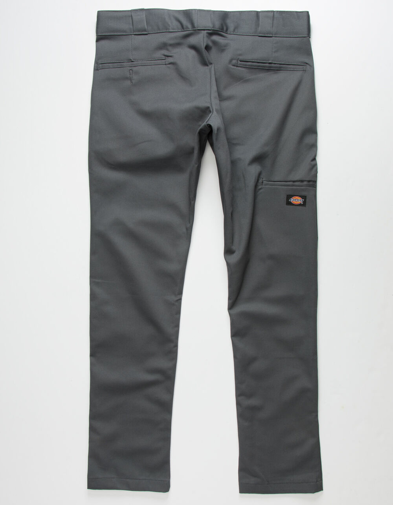 DICKIES Twill Double Knee Mens Charcoal Pants image number 1