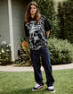 RSQ Mens Loose Dark Rinse Jeans image number 1
