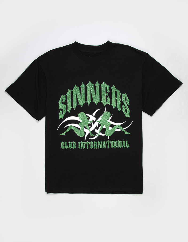 ALPHA COLLECTIVE Sinners Club Mens Boxy Tee image number 0