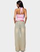 EDIKTED Caitie Striped Buckle Halter Top image number 4