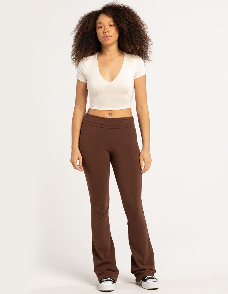 TILLYS Essential Womens Flare Leggings image number 0