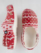 CROCS Classic Holiday Sweater Womens Clogs image number 5