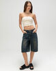 FULL TILT Texture Cinch Womens Tube Top image number 2
