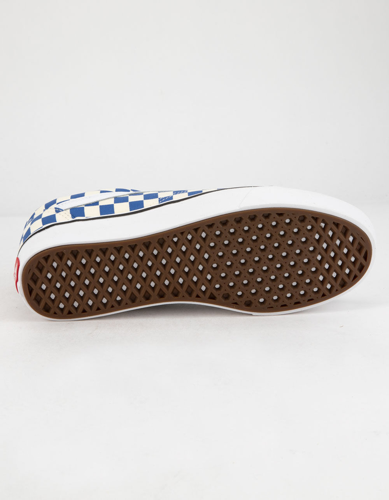VANS ComfyCush Checker Old Skool Lapis Blue & True White Shoes image number 5